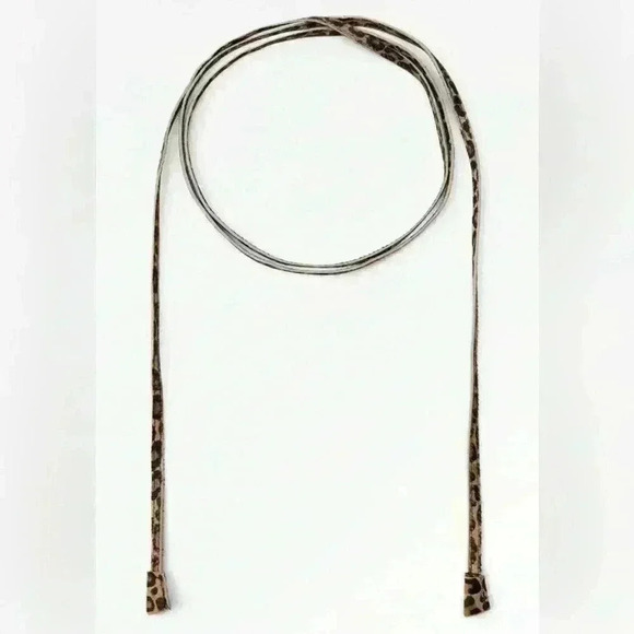 🔥🔥Zara animal print leather belt
